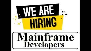 Mainframe Developer Job Opening #mainframes #jobopenings