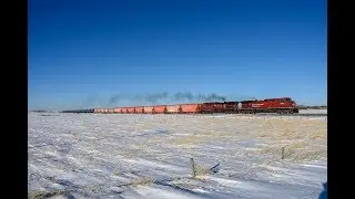 TVR Rail Spotting HD: CP 469 south at Airdrie north AB