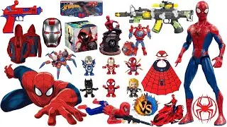 Marvel Avengers toy series unboxing, Spider-Man dolls, robots, electric toy guns, ASMR | Review toys