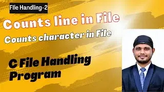 C Program to Count no of Lines and character in a Text File |File Handling in C| Coder's Coding