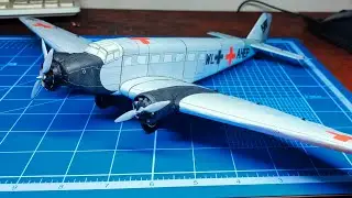 Junkers JU-52    #papercraft #papermodel