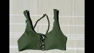 Tropic House Swim - Bimini Hemp Leaf Bikini Top