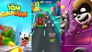Talking Tom Gold Run 1 Hour Video with Talking Tom Walkthrough Part 19 Android iOS Gameplay HD