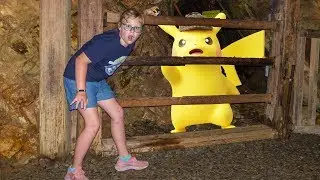 Detective Pikachu Pokemon Hunt with the Assistant in the Gold Mine  with Paw Patrol