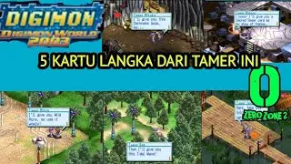 DIGIMON WORLD 3 - 5 KARTU LANGKA DARI TAMER INI