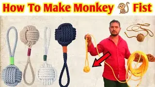 How To Make Monkey 🐒 Fist | Monkey 🐒 Fist बनाने का तरीका | Daily vlogs | @Tauseef786Vlogs