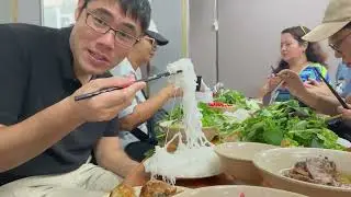 Eating the #1 Michelin Rated Bun Cha in Hanoi, Vietnam | Bún Chả Đặc Kim