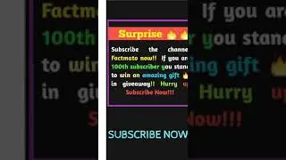 Did You Know Facts ? |Factmato #16 | |Giveaway| GetsetFlyFact