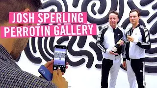 JOSH SPERLING&rsquo;S ART FROM PARIS TO LOUIS VUITTON&rsquo;S LONDON STORE (Perrotin Gallery Opening)