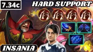 18 min Aghs - Insania Warlock Soft Support Gameplay - Dota 2 Full Match Gameplay #Ceb #dendi