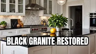 Restoring Jet Black Granite