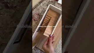 making a staircase model for interior design school #staircasedesign