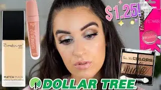 WOW! AMAZING DOLLAR TREE MAKEUP TUTORIAL!! *$1.25 GEMS* | FLOWER BEAUTY, IONI, CREME SHOP!!