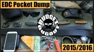 Everyday Carry (EDC) Pocket Dump 2015/2016 -- Best EDC Pocket Knives, Items & Gear!
