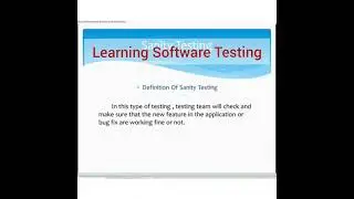 #Shorts/ Definition of sanity Testing