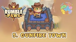 Rumble Paws: Backpack Fight 😾 Chap 5 - Gunfire Town 🕍 Gameplay Walkthrough 🥦 #rumblepaws