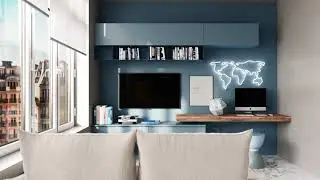 Arredare un monolocale di 38 mq in stile eclettico