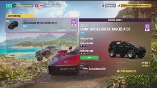 Forza Horizon 5 Auction Sniping 2016 Toyota Land Cruiser Arctic Trucks AT37