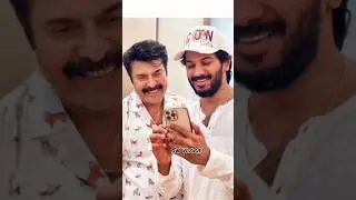 Actor Dulquer Salmaan With Father Mammootty Recent Cute Pictures ❤️😍 #shorts #viral #ytshorts
