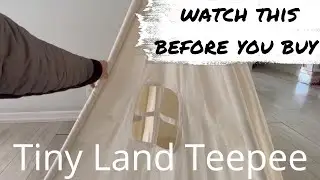 Why My Kids LOVE THIS Tiny Land Teepee Tent *PRODUCT REVIEW*