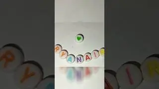 She made this cute bracelet !