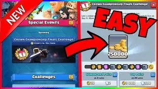 How To Win The Crown Championship Finals Challenge | 20 WINS DECKS F2P FOR FREE GOLD! | Clash Royale
