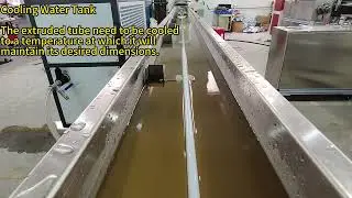 PA Nylon Tubing Pipe Extrusion Line #extruder #nylon