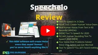Speechelo Review💥Best Text to Speech Software Ever💥