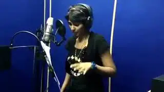Febah Martin Rapping for a South movie