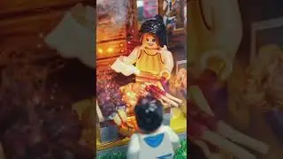 Lego city Worker Lego custom diorama for Lego minifigure  Lego photography #shorts