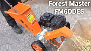 Easy Start, Huge Power! Forest Master FM6DDES 6HP Electric Start Compact Petrol Wood Chipper