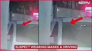 Delhi Blast - Video Shows Suspected Suicide Bomber In Car Before Blast Near Delhi's Red Fort