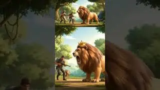 Roar for Freedom: The Lion Who Defended the Jungle #lioncharacter #bigdog #cartoonanimals