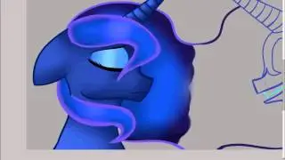 ..:..Its hard to forget the past.:.. [Luna/NightmareMoon speedpaint]
