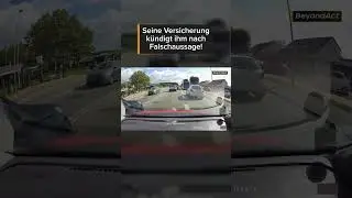 Seine UNGEDULD verursacht einen Unfall ...  | RLP Dashcam | #shorts