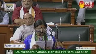 Anakapalli MP Dr Beesetti Venkata Satyavathi takes Oath as MP in Parliament