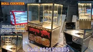 Stainless Steel SS Roll Counter and .Fast Food Counter Steel .Kolkata 700103☎️8101520305 #kitchen