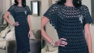 Crochet evening and cocktail dresses * # 1 * Toma Prus