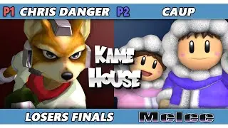 Kame House 140 LOSERS FINALS - Chris Danger (Fox) Vs. CAUP (Ice Climbers) Smash Melee - SSBM