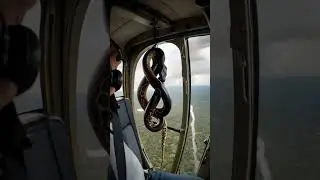 Amazon python in tourist helicopter 😱 | python attack | #python #snake #shorts