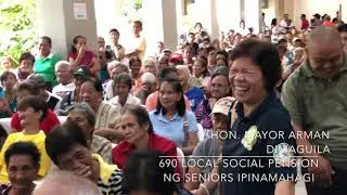 For The Record @87.9 FM: Local Social Pension Ng Seniors Ipinamahagi