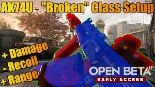 ✅ The BEST Gun in the Call Of Duty Cold War BETA  (BEST AK74U CLASS SETUP)