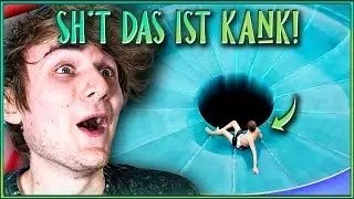 Die SCHLIMMSTEN Rutschen DER WELT! WAS trauen die SICH? | Marius Angeschrien