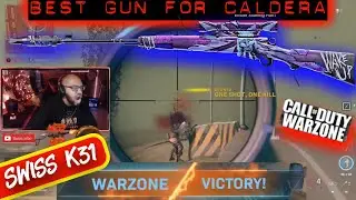 The DONNIE DARKO SWISS K31 Sniper is The BEST weapon for CALDERA WARZONE PACIFIC