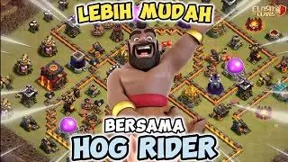 3 Combo Hog Rider TH10 Tanpa Mesin - Clash of Clans