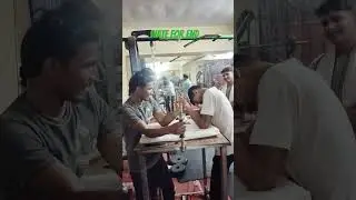 Arm wrestling game in gym arm wrestling work out #gym  #arm sport 💪💪💪💪💪💪💪💪💪💪💪💪💪new #viral video 2024