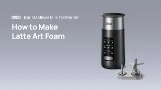DREO BaristaMaker Milk Frother Air | How to Make Latte Art Foam