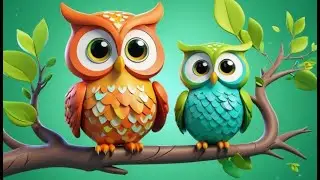 Three Wise Owls Know Sunny and Rainy | Weather Song for Kids | Learn Sun and Rain with Owls