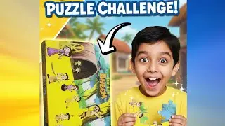 Chhota Bheem Jigsaw Puzzle Game for Kids | Bheem, Chutki & Raju Puzzle Unboxing | ToyWorld