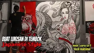 BUAT LUKISAN TEMBOK TEMA JAPANESE - MONOBOX